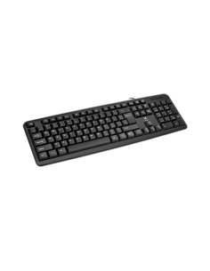 TECLADO USB XTECH SENCILLO INGLES NEGRO