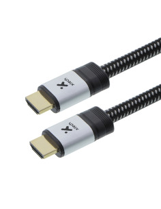 CABLE XTECH HDMI MACHO A HDMI MACHO TRENZADO 4K 6 PIES