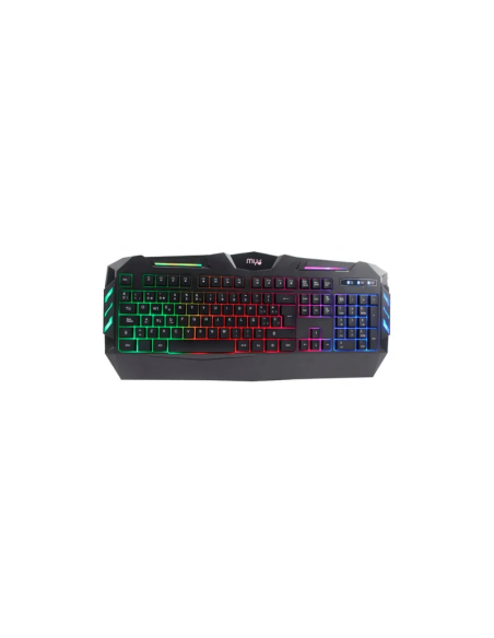 TECLADO  MYO GAMING NEGRO CON LUCES ESPAÑOL