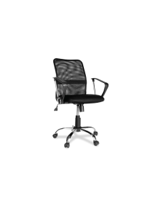 SILLA SEMI EJECUTIVA XTECH CAPACIDAD 220LBS NEGRA