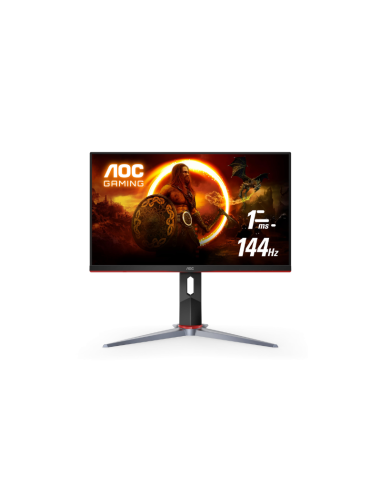 MONITOR WLED AOC 23.8" WIDESCREEN GAMING FULL HD 1920X1080 HDMI DISPLAY PORT VGA NEGRO