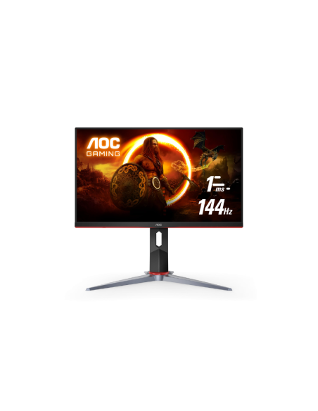 MONITOR WLED AOC 23.8" WIDESCREEN GAMING FULL HD 1920X1080 HDMI DISPLAY PORT VGA NEGRO