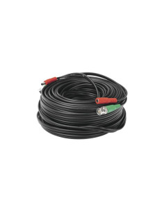 CABLE COAXIAL EPCOM BNC / ENERGIA  VIDEO 4K 30MTS PARA INTERIOR