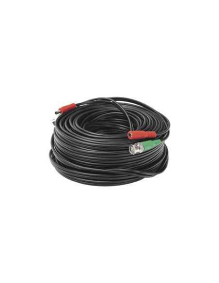 CABLE COAXIAL EPCOM BNC / ENERGIA  VIDEO 4K 30MTS PARA INTERIOR