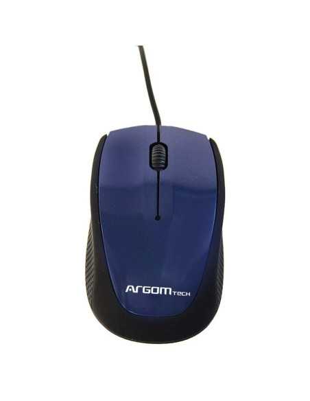 MOUSE USB ARGOM OPTICO AZUL