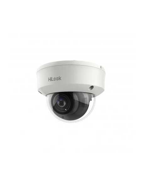 CAMARA CCTV HILOOK DOMO TURBO FHD 2MPX 1920 X 1080 LENTE 2.8 - 12 MM TVI / AHD / CVI / CVBS IP66 ANTIVANDALICO METAL