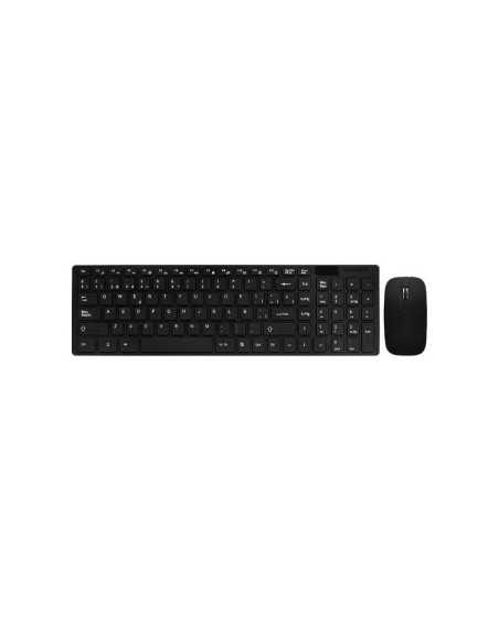 TECLADO Y MOUSE INALAMBRICO ARGOM ESPAÑOL NEGRO