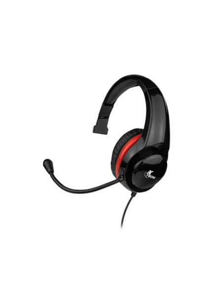 AUDIFONO ESTEREO XTECH GAMING CON MICROFONO 3.5 MM TRRS NEGRO/ROJO
