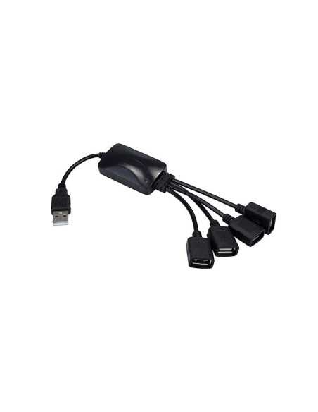 ADAPTADOR XTECH USB 2.0 MACHO A 4 PUERTO USB 2.0 HEMBRA