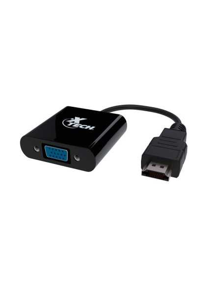 ADAPTADOR XTECH PUERTO HDMI MACHO A 1 PUERTO VGA HEMBRA