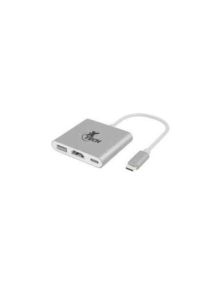 ADAPTADOR XTECH MULTIPUERTO USB3.0 TIPO C. HDMI HEMBRA, USB 3.0
