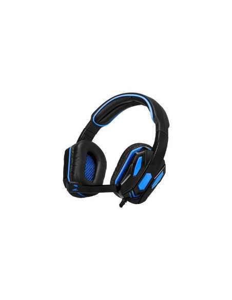 AUDIFONO ESTEREO ARGOM CON MICROFONO USB 2.0 NEGRO/AZUL