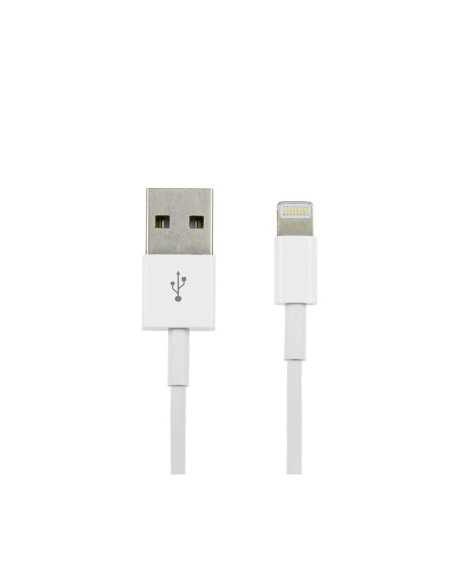 CABLE ARGOM IPHONE IPAD LIGHTNING USB 2.0 10 PIES BLANCO