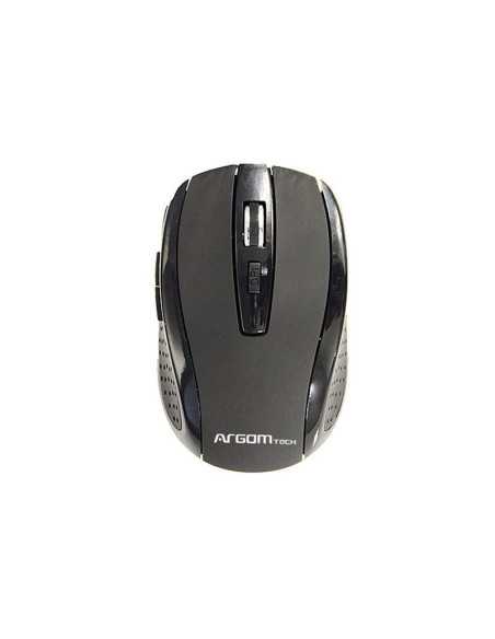 MOUSE INALAMBRICO ARGOM OPTICO 2.4GHZ 1600DPI NEGRO