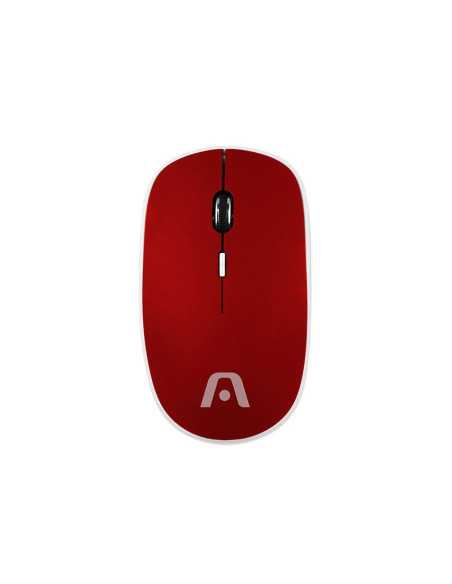 MOUSE INALAMBRICO ARGOM MS31 OPTICO 2.4GHZ 1600DPI ROJO