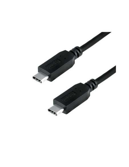 CABLE ARGOM USB 3.1 TIPO-C MACHO A MACHO 6 PIES NEGRO
