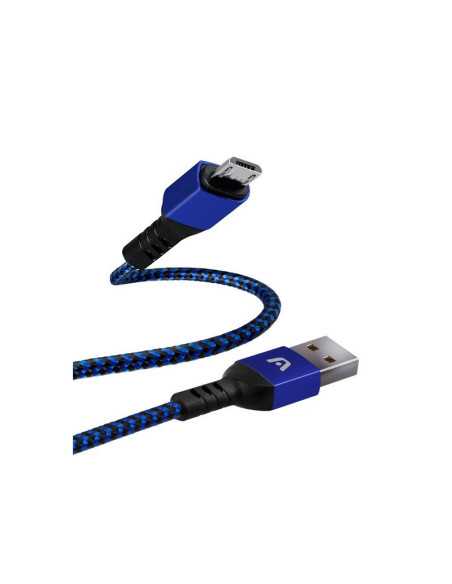 CABLE ARGOM MICRO USB MACHO A USB 2.0 MACHO 6 PIES AZUL