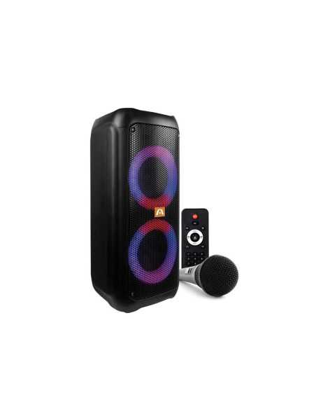 PARLANTE KARAOKE ARGOM RAVE 60 BLUETOOTH USB 70W MICROFONO INALAMBRICO NEGRO