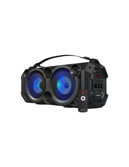 PARLANTE ESTEREO ARGOM BT SLAMBOX LED PLUS BEATS BLUETOOTH USB/MICROSD 22W NEGRO