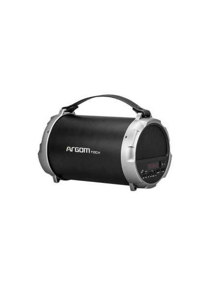 PARLANTE ESTEREO ARGOM BAZOOKA+BEATS BLUETOOTH USB 6W NEGRO
