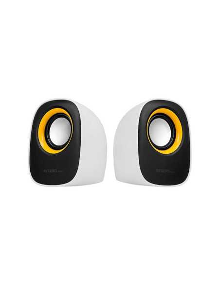 PARLANTE ARGOM MULTIMEDIA EKO ESTEREO USB 2.0 BLANCO/NARANJA