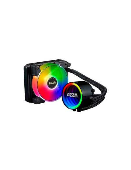 DISIPADOR DE CALOR AZZA LIQUIDO 120MM ARGB SOCKETINTEL LGA1200/115X/775  AMD AMX /FMX