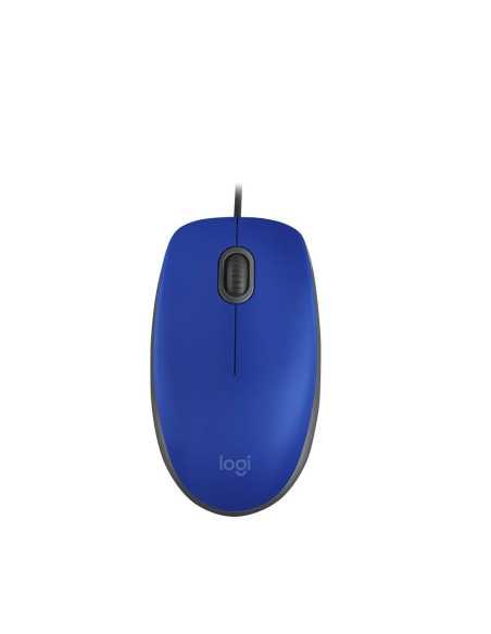 MOUSE USB LOGITECH OPTICO M110 1000DPI AZUL