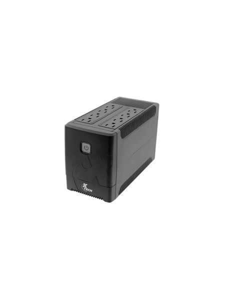 UPS XTECH 500VA 250W 115V 8 SALIDAS 4 REGULADORES 4 SUPRESORES  NEGRO
