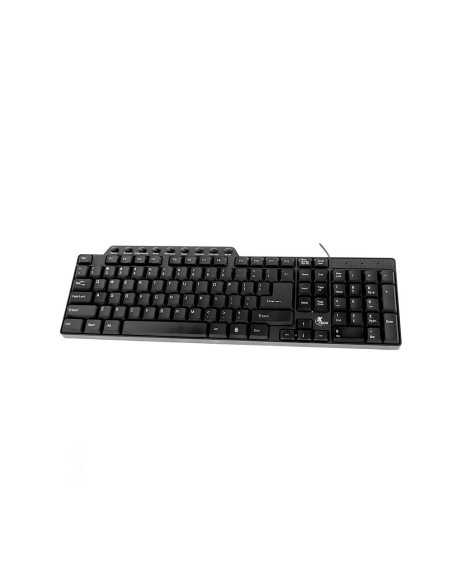 TECLADO USB XTECH MULTIMEDIA INGLES NEGRO