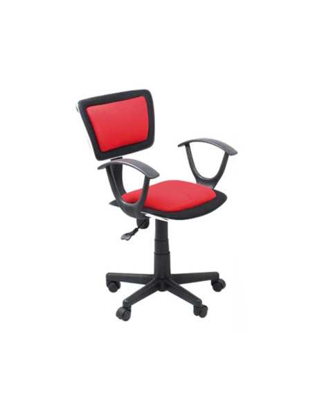 SILLA SECRETARIAL XTECH ROMA CAPACIDAD 175 LIBRAS ROJA/NEGRA
