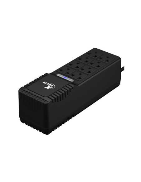 REGULADOR DE VOLTAJE XTECH 1000VA/500W 115V 8 SALIDAS