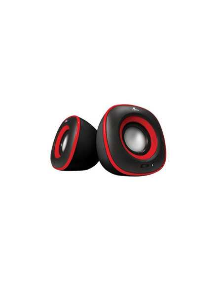 PARLANTE ESTEREO XTECH MULTIMEDIA USB 2.0 6W ROJO