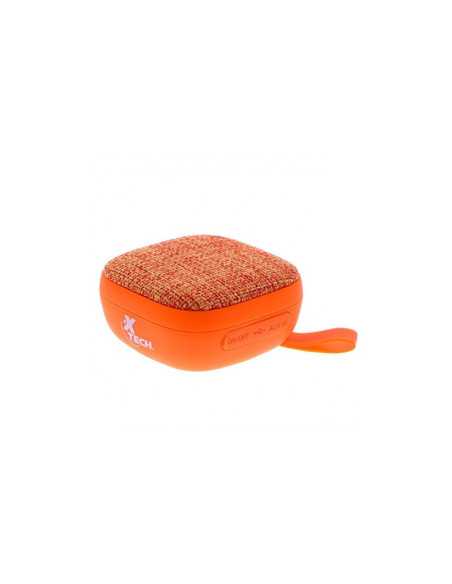 PARLANTE ESTEREO XTECH BLUETOOTH 3W NARANJA