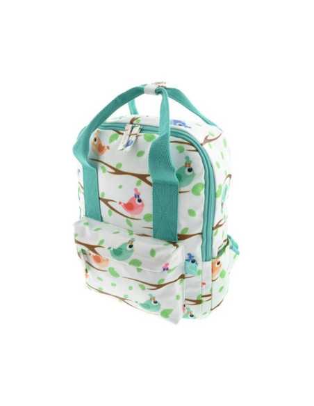 MOCHILA NOTEBOOK XTECH KAYA - KIDS 12" BLANCO TURQUESA