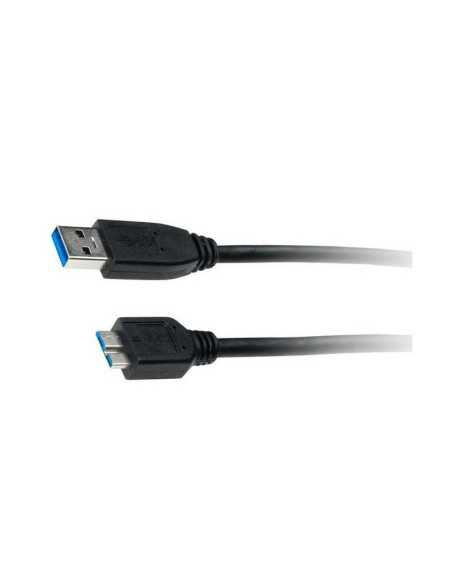 CABLE XTECH USB 3.0 MACHO TIPO A MICRO USB TIPO B MACHO PARA DISCO NOTEBOOK 3 PIES NEGRO