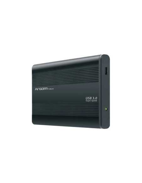 CASE DISCO DURO ARGOM 2.5" NEGRO USB 3.0