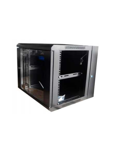 GABINETE DE PARED NEWLINK 9U 18" NEGRO