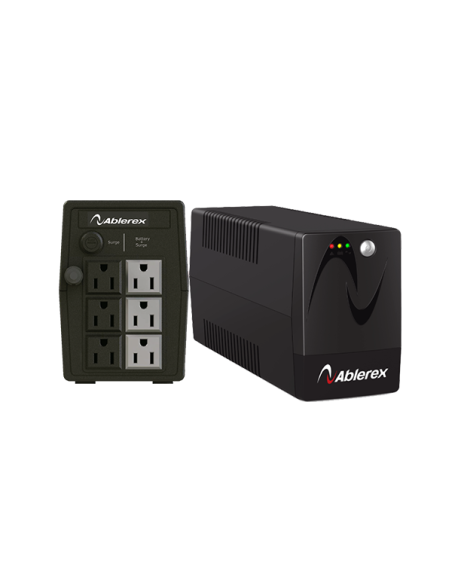 UPS ABLEREX 750VA 375W 120V 6 SALIDAS 3 RESPALDOS 3 SUPRESORES