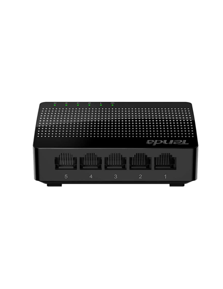 SWITCH TENDA 5 PUERTOS RJ45 GIGABIT 10/100/1000MBPS NEGRO