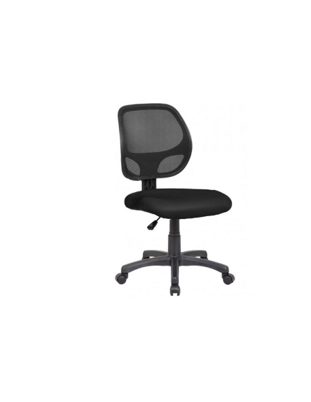 SILLA SECRETARIAL SIT SIN BRAZOS  CAPACIDAD 200 LIBRAS NEGRA