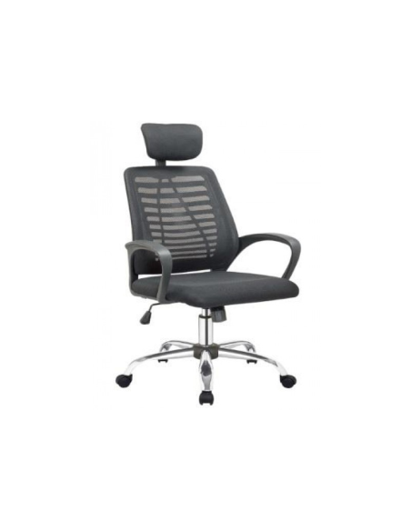 SILLA EJECUTIVA SIT CON CABECERA CAPACIDAD 200 LIBRAS NEGRA