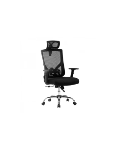 SILLA EJECUTIVA SIT CON CABECERA CAPACIDAD 250 LIBRAS MAYA NEGRA