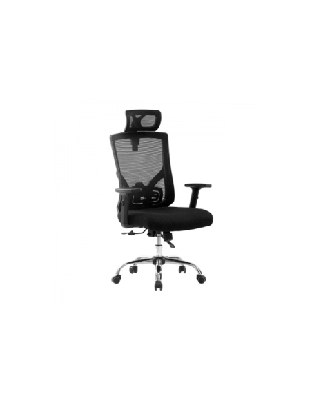 SILLA EJECUTIVA SIT CON CABECERA CAPACIDAD 250 LIBRAS MAYA NEGRA