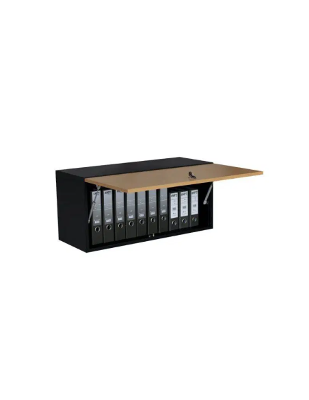 GABINETE AEREO 1 PUERTA 0.90 X 0.41 X 0.35 MTS NEGRO HAYA