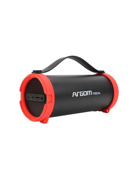 PARLANTE ESTEREO ARGOM BAZOOKA+BEATS BLUETOOTH USB 6W ROJO