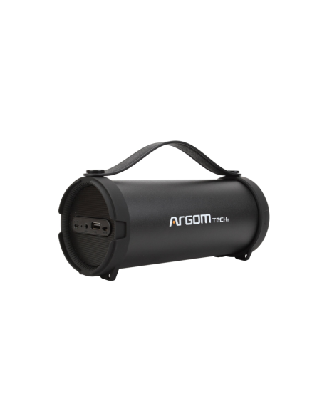 PARLANTE ESTEREO ARGOM BAZOOKA+BEATS BLUETOOTH USB MICRO SD 18W NEGRO