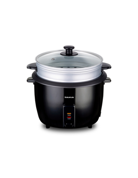 OLLA ARROCERA TAURUS RISE 1.8 LITROS 700W NEGRA