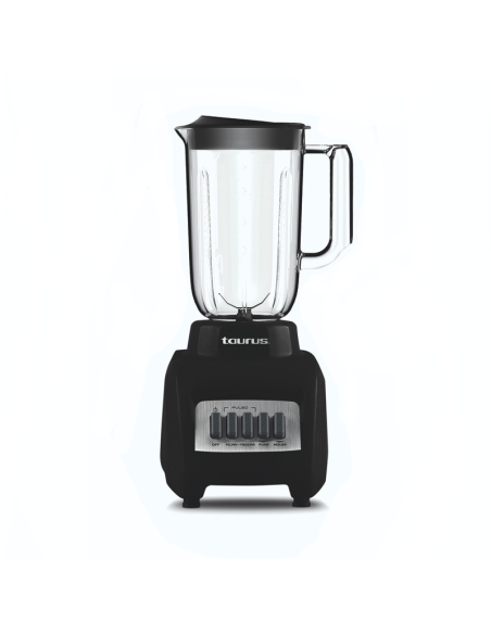 LICUADORA TAURUS HALEY 4 VELOCIDADES JARRA DE PLASTICO 1.25 LITROS 300W NEGRA