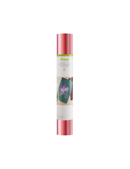 ROLLO VINYL CRICUT HOLOGRAFICO ROSADO 12X48 PULGADAS