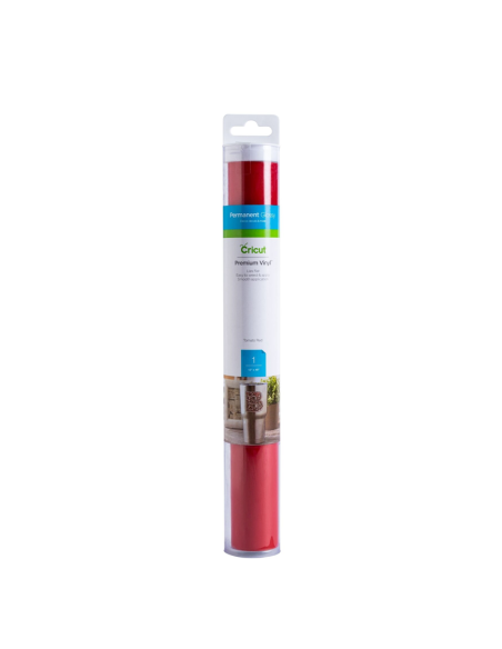 ROLLO VINYL CRICUT PREMIUM PERMANENTE ROJO 12X48 PULGADAS
